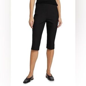 ❤️NWT Theory Black Stretch Capri Pant Size 12 $215